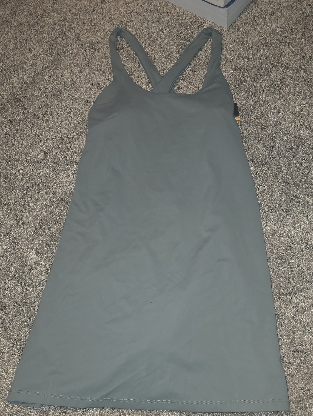 Avia Grey Athletic Crossback Jumpsuit Romper